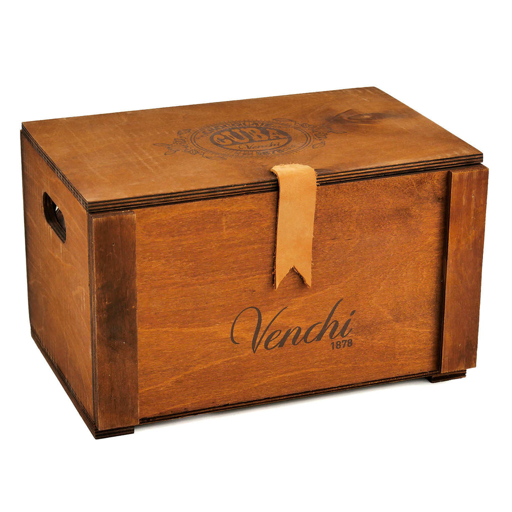 Wooden box with 54 chocolate cigars Venchi