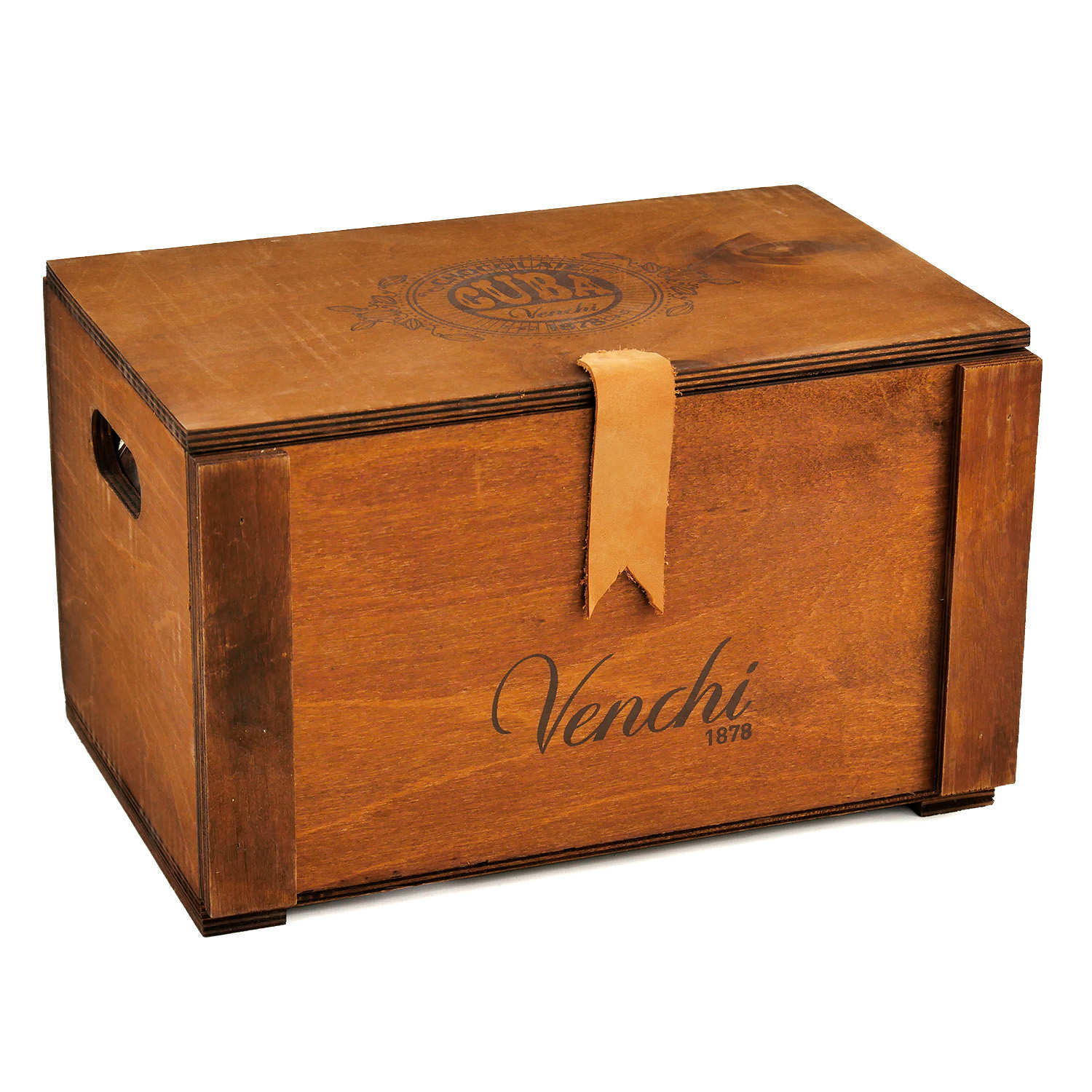 Wooden box with 54 chocolate cigars Venchi