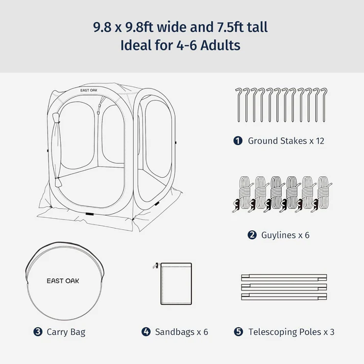 Pop Up Screen Tent