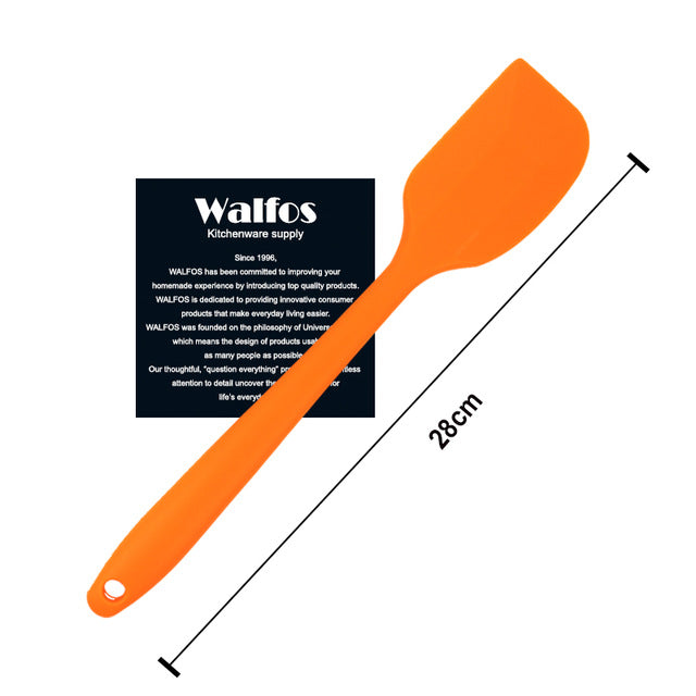 food grade Non Stick butter cooking silicone spatula set cookie pastry scraper cake baking spatula silicone spatula