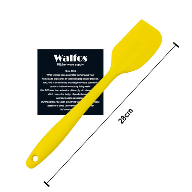 food grade Non Stick butter cooking silicone spatula set cookie pastry scraper cake baking spatula silicone spatula