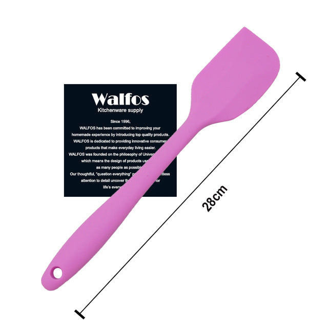 food grade Non Stick butter cooking silicone spatula set cookie pastry scraper cake baking spatula silicone spatula